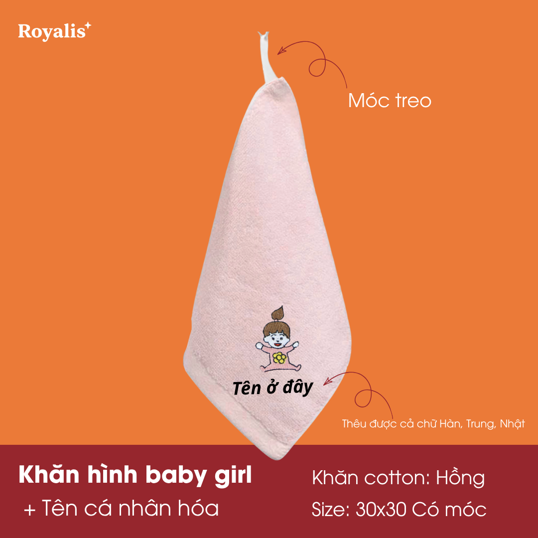 Khăn gia đình + Tên