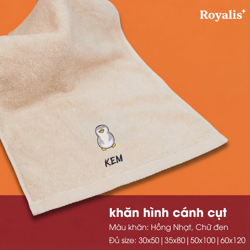 Khăn Động Vật + Tên