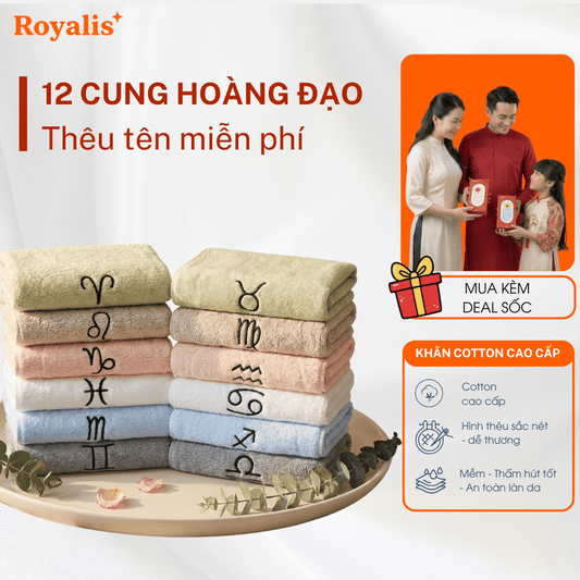 Khăn cung hoàng đạo + Tên